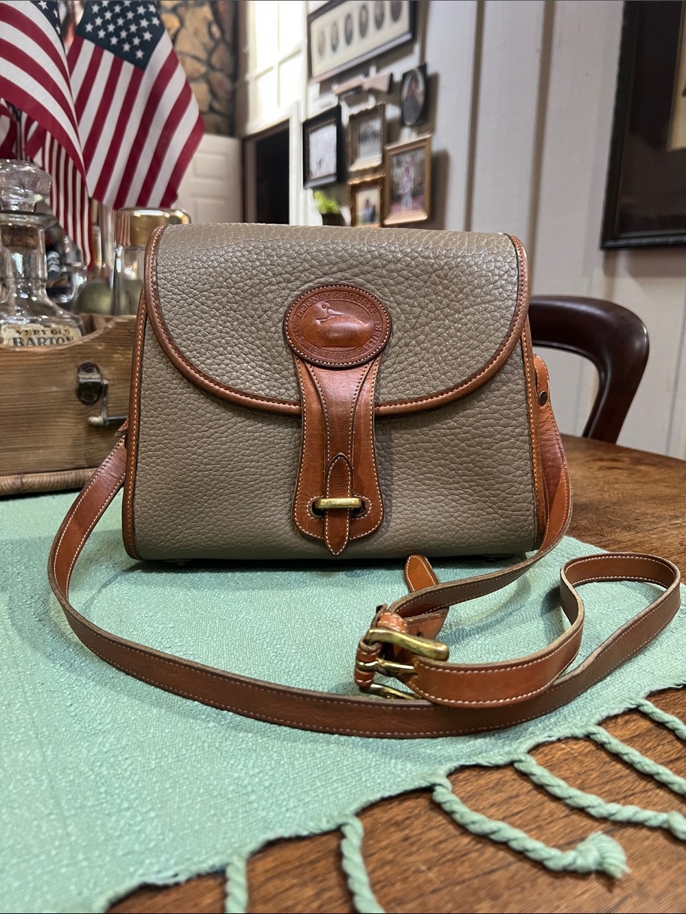Dooney & Bourke Vintage Essex Pebble Leather Crossbody